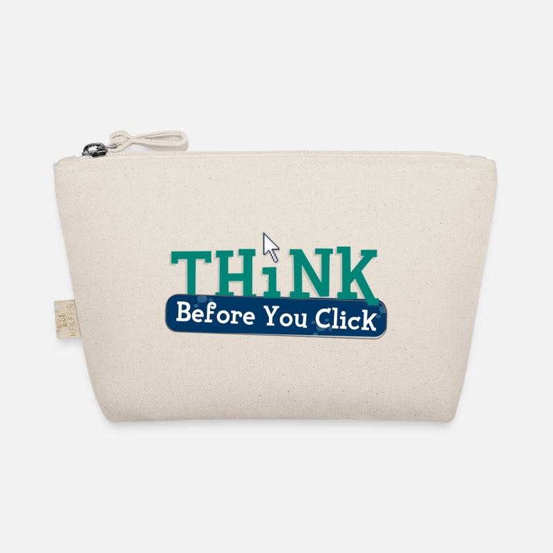 Denken Sie vor dem Computer-Hacking-Hacker nach Bio-Täschchen