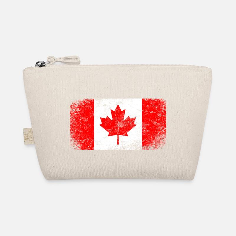 Canada drapeau feuille d’érable Vintage Trousse biologique