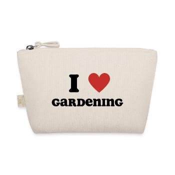 I Love Gardening - Bio-Täschchen - Natur - Vorne