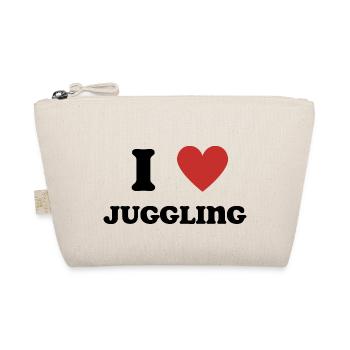 I Love Juggling - Organic Pouch - nature - Front