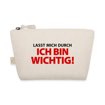 Lasst mich durch ich bin wichtig Chef Boss Kapitän - Bio-Täschchen - Natur - Vorne