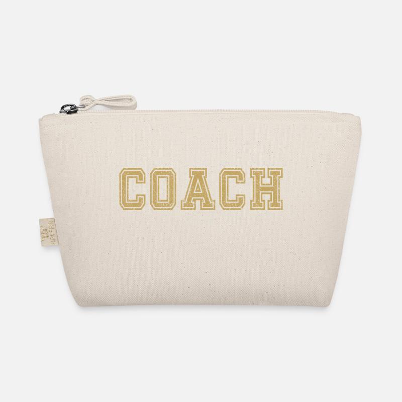 Coach und Trainer Geschenk - Bio-Täschchen - Natur