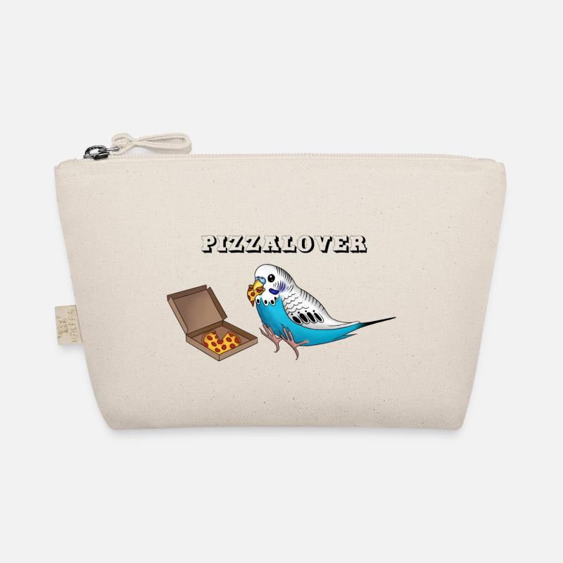 Pizzalover! Budgie eats pizza Organic Pouch