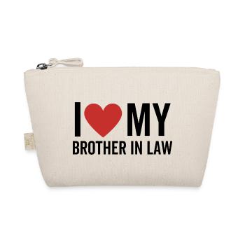 I Love My Brother In Law - Organic Pouch - nature - Front