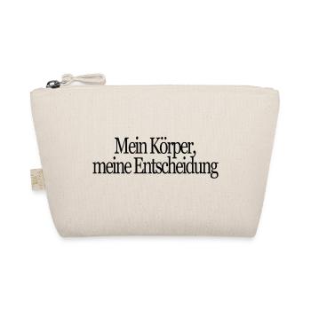 Mein Körper, meine Entscheidung - Bio-Täschchen - Natur - Vorne