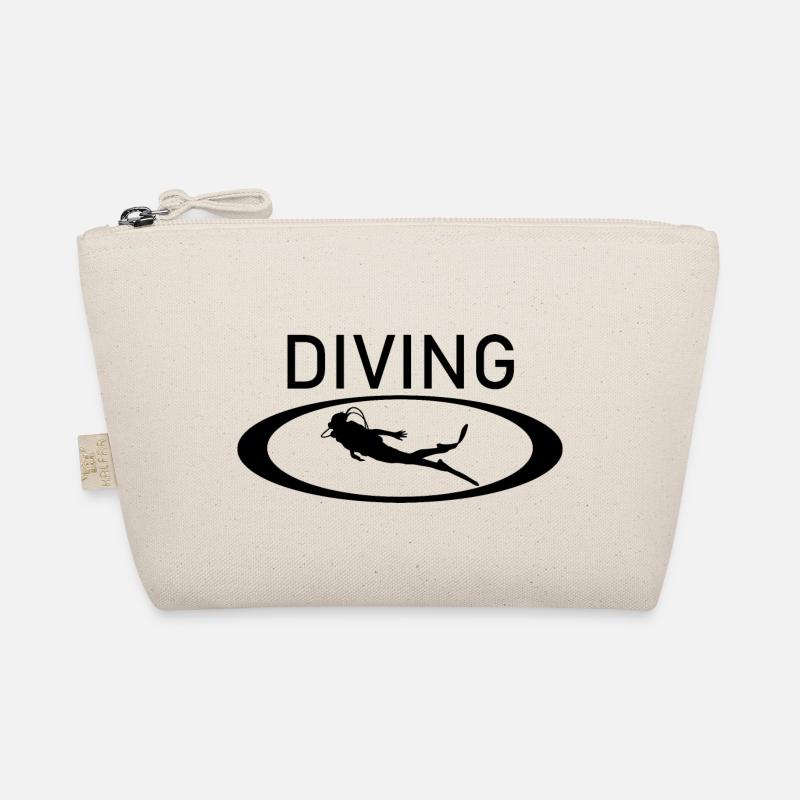 Diving Dive Dive Organic Pouch