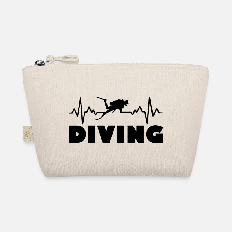 Diving Dive Dive Organic Pouch