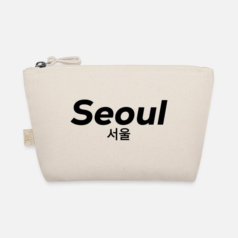 Seoul Korea Koreanisch Sprache - Bio-Täschchen - Natur