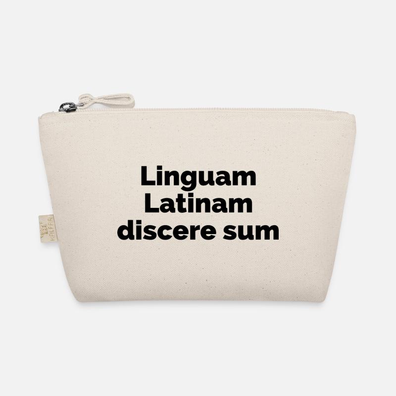 I am learning Latin - Latin language Organic Pouch