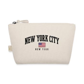 Drapeau vieillissant vintage de New York City - Trousse biologique - nature - Devant