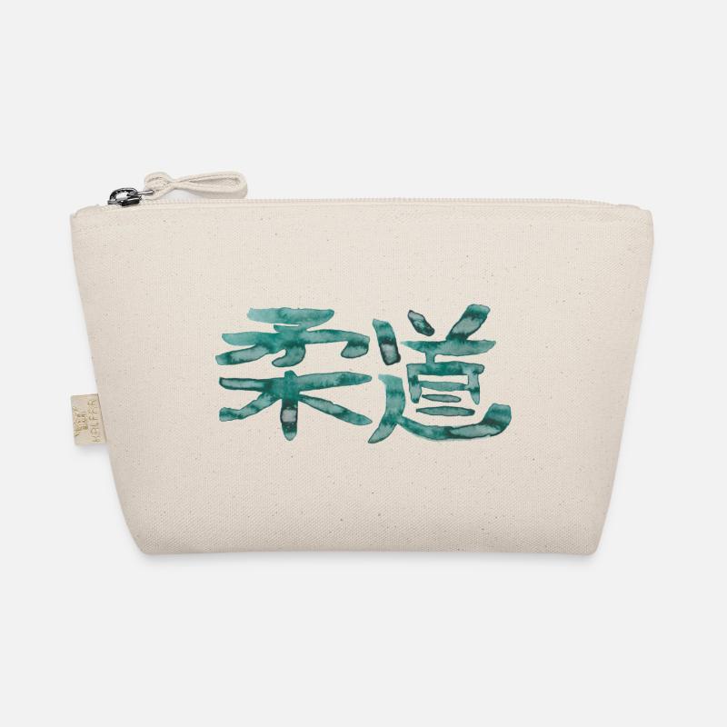 Judo (Japanisch) TUSCHE - Bio-Täschchen - Natur