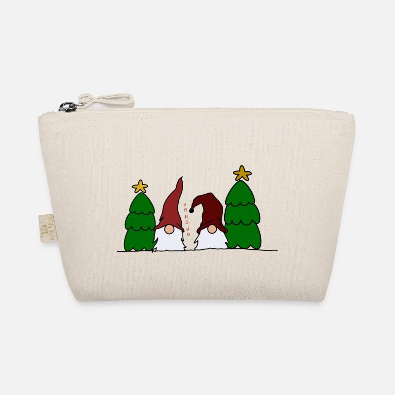 Weihnachtsmann - Bio-Täschchen - Natur