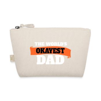 World's Okayest Dad Best Dad ever Funny - Bio-Täschchen - Natur - Vorne