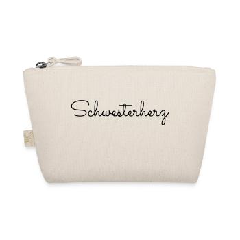 Schwesterherz - Bio-Täschchen - Natur - Vorne