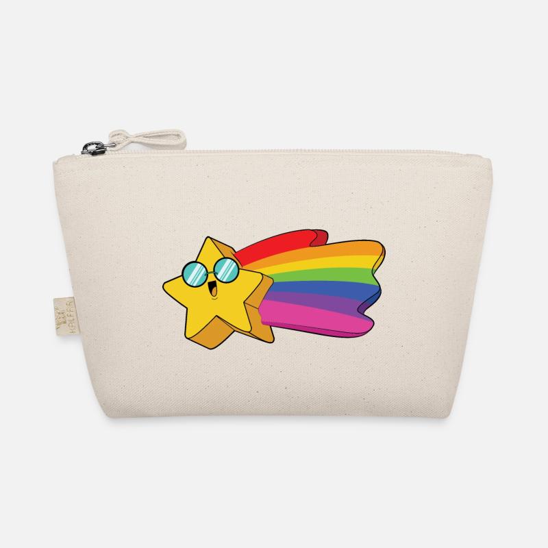 Stern Regenbogen Bio-Täschchen