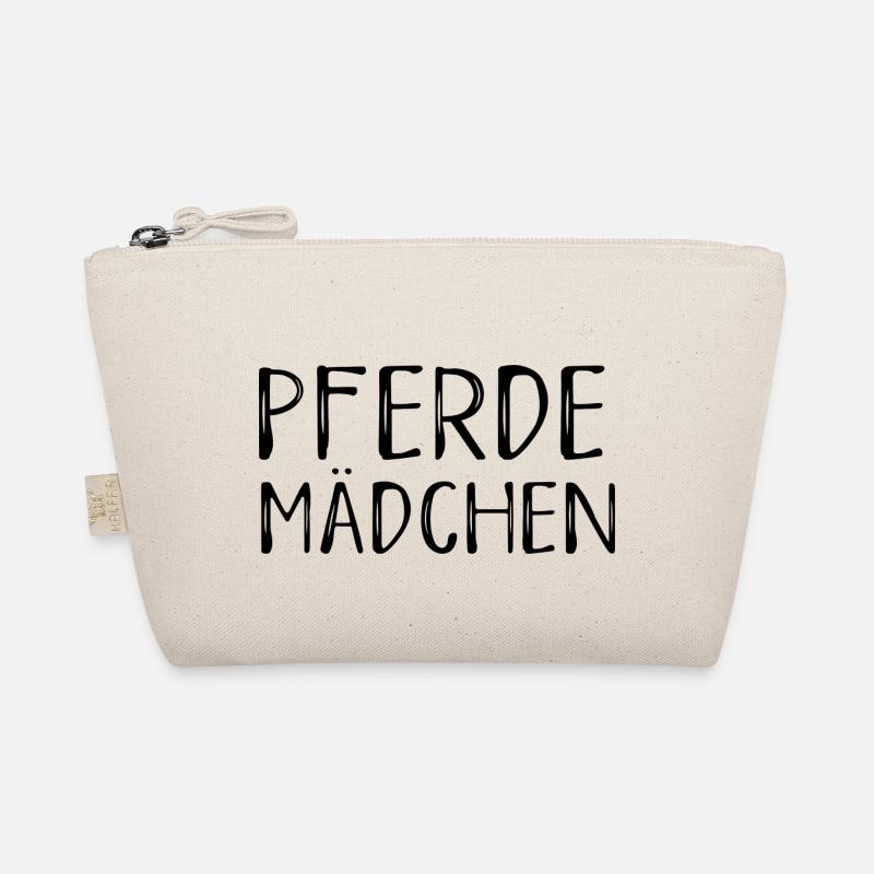 Pferdemädchen Pferd Mädchen Kinder Schrift Bio-Täschchen