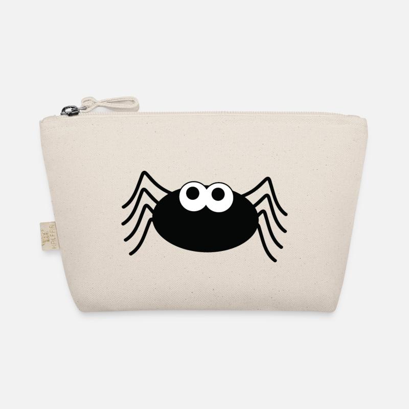 Spider Spinne - Organic Pouch - nature