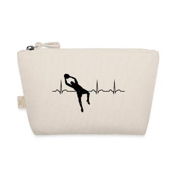 Football Goalkeeper Heartbeat Footballer Matchs de football - Trousse biologique - nature - Devant