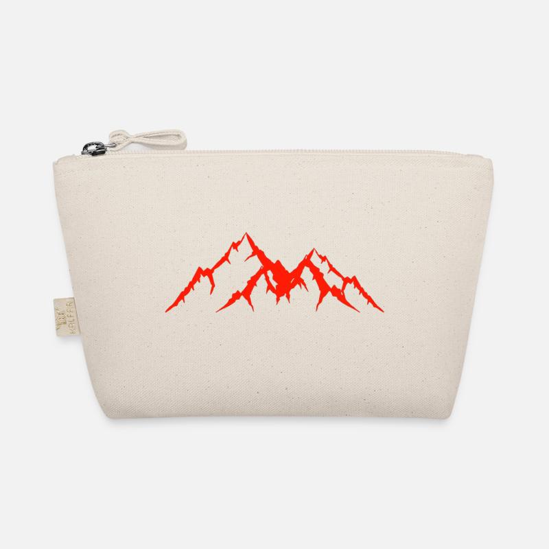 Bright red mountain! Organic Pouch