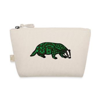 ZenDoodle "Badger" - Organic Pouch - nature - Front