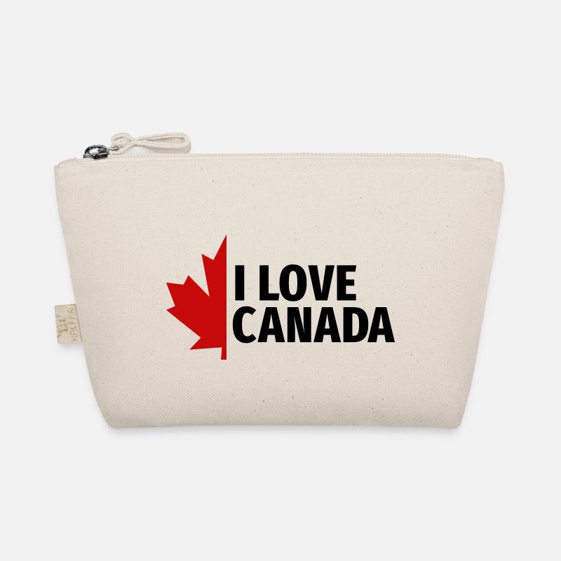 I love Canada Maple Leaf Canada Vancouver Ottawa Organic Pouch