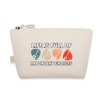 Cool Guitar Band Guitarist Guitar Player - Organic Pouch - nature - Front