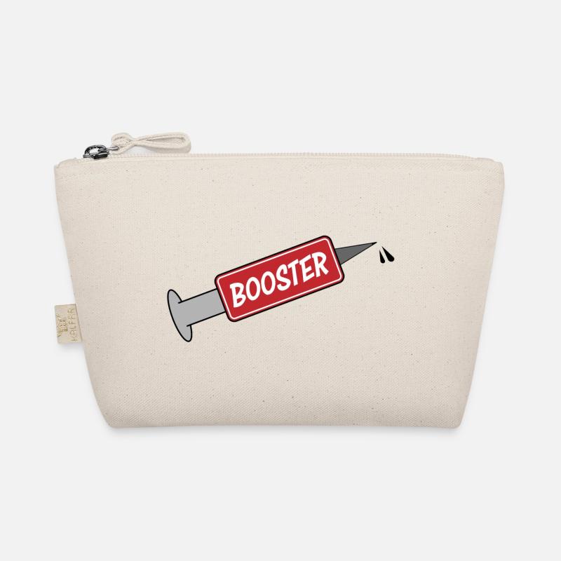 Spritze Impfstoff Booster Bio-Täschchen