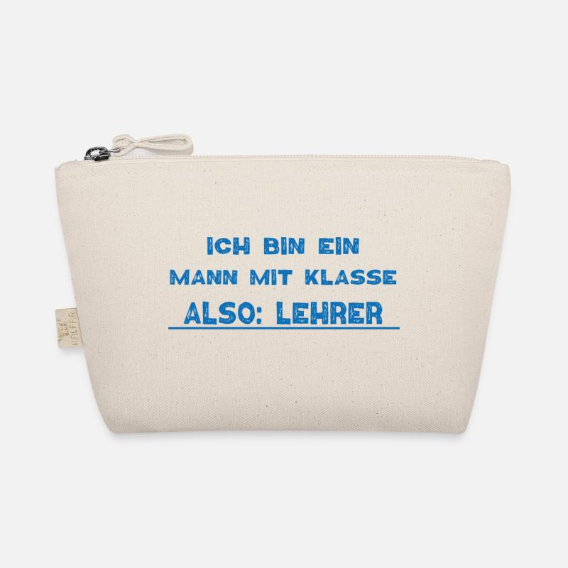 Ich bin eine Mann mit KLASSE also Lehrer Bio-Täschchen