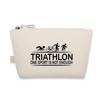 Triathlon Marathon Swim Bike Run - Bio-Täschchen - Natur - Vorne