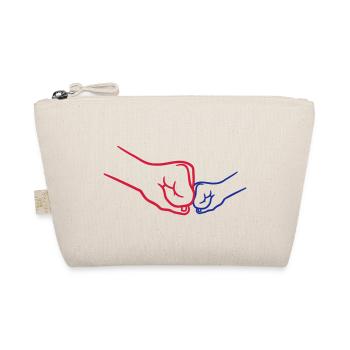 Child 2 fists - Organic Pouch - nature - Front