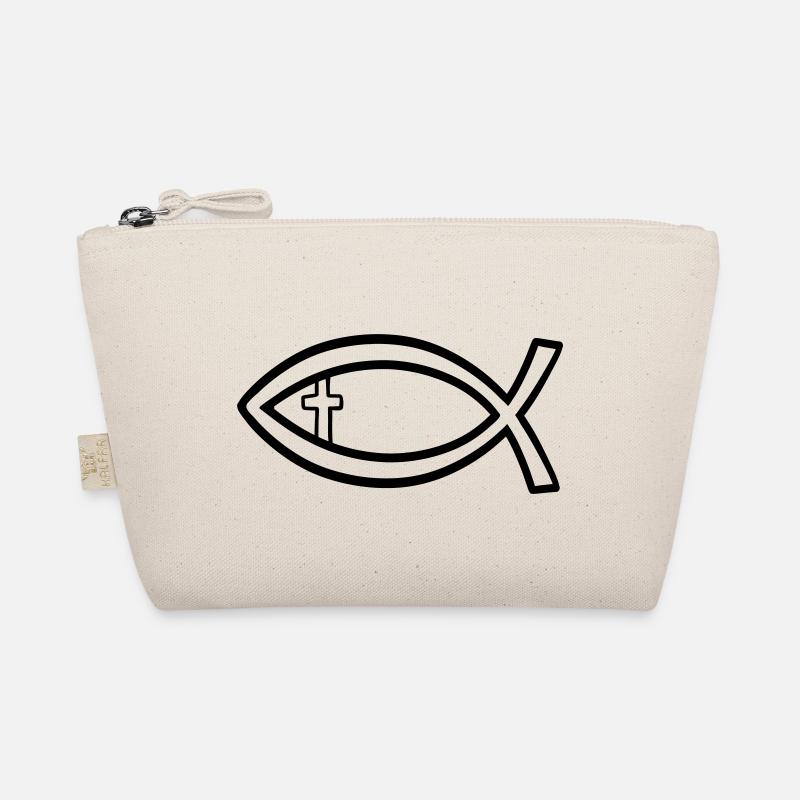 Fish / Christian fish Organic Pouch