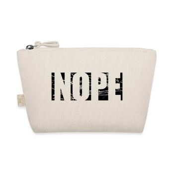 Kratzer Nope Logo - Bio-Täschchen - Natur - Vorne