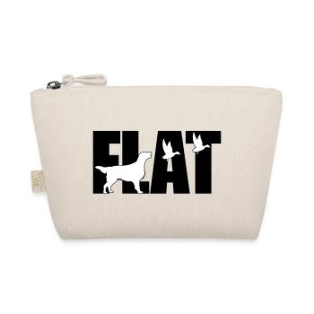 Flattie is happy - Bio-Täschchen - Natur - Vorne