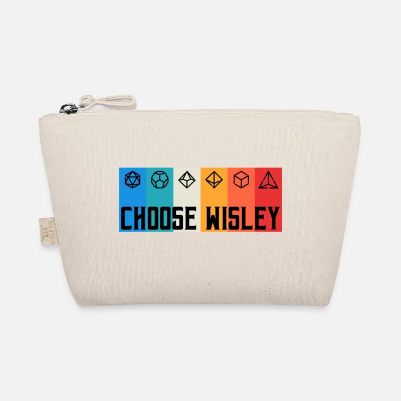 Choose wisely Würfel Tabletop Brettspiele - Bio-Täschchen - Natur