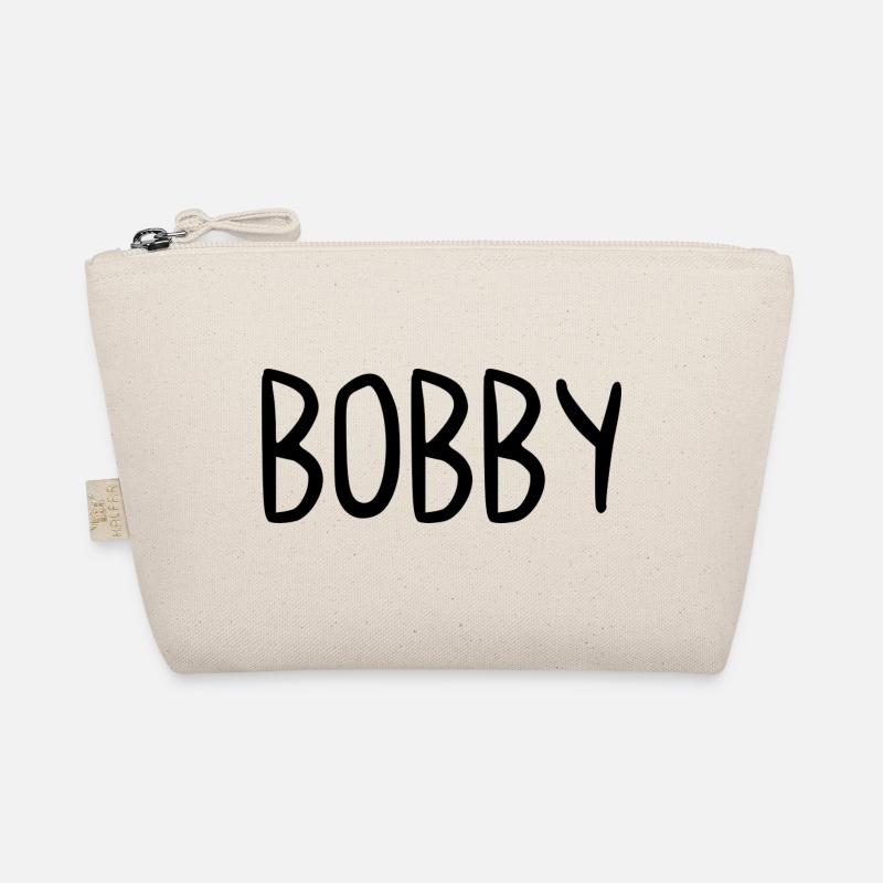 Bobby Custom Name Schriftart Text Geburtstag Bio-Täschchen