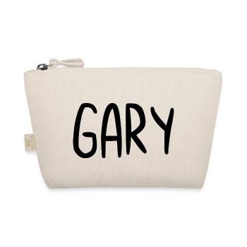 Gary Custom Name Schriftart Text Geburtstag - Bio-Täschchen - Natur - Vorne
