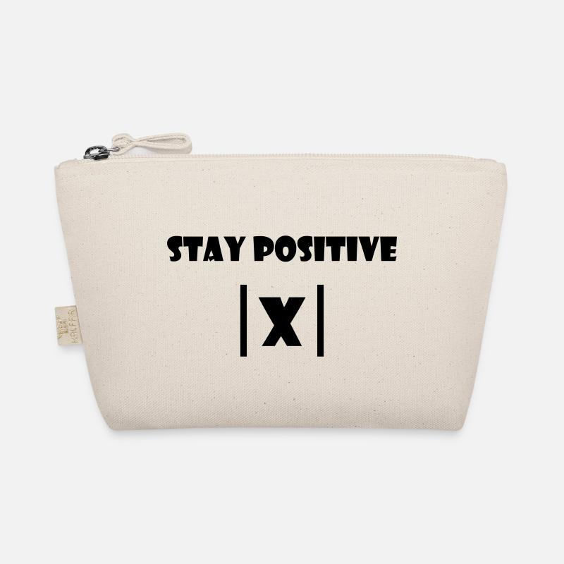 Stay positive - Shirt for Physics Mathematics Studies Organic Pouch
