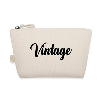 Vintage - Bio-Täschchen - Natur - Vorne