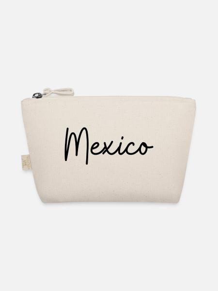 Mexiko Stadt Geschenkidee - Bio-Täschchen - Natur - Vorne