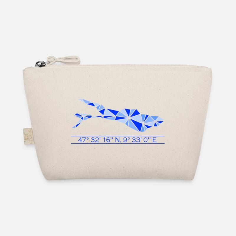 Lake Constance | Coordinates | Blue Organic Pouch