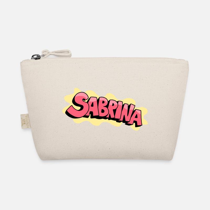 Grafitti Name Sabrina - Bio-Täschchen - Natur
