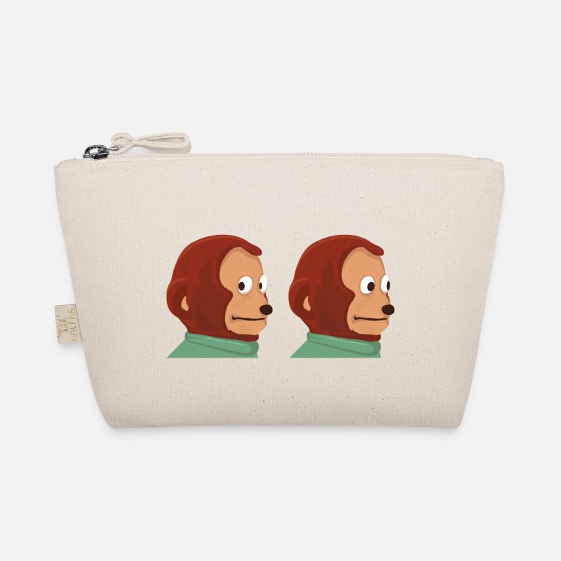 Funny monkey puppet meme Organic Pouch