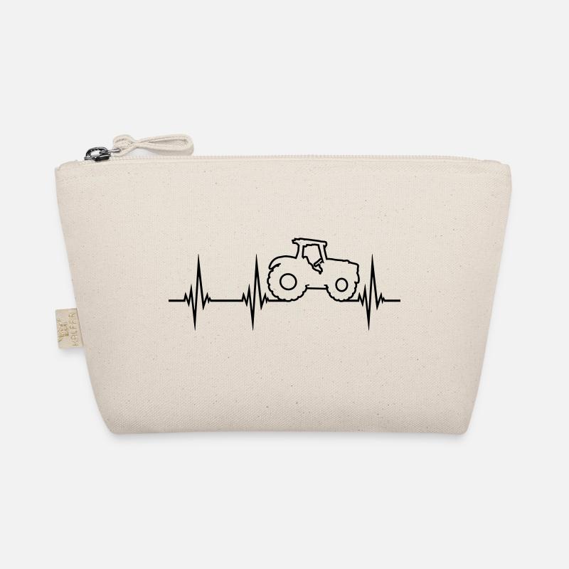 Puls Traktor Bauernhof - Bio-Täschchen - Natur