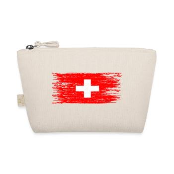 Schweiz Flagge - Bio-Täschchen - Natur - Vorne