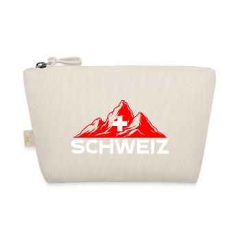 Schweizer Berge - Bio-Täschchen - Natur - Vorne