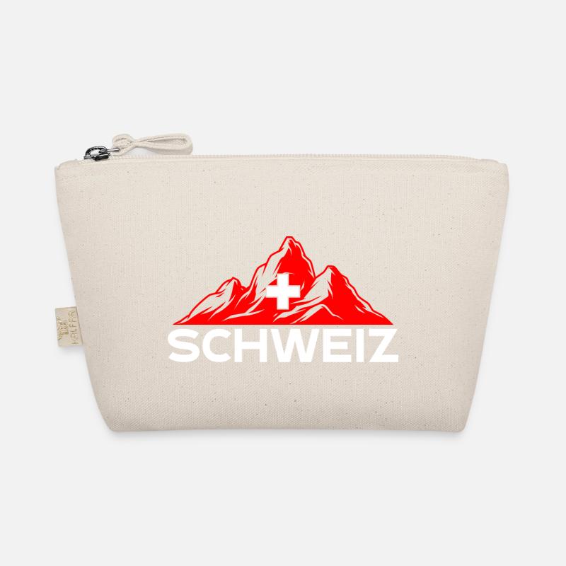 Schweizer Berge Bio-Täschchen