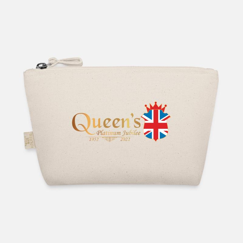 British Queen Monarchy Platinum Jubilee 70th yr Organic Pouch