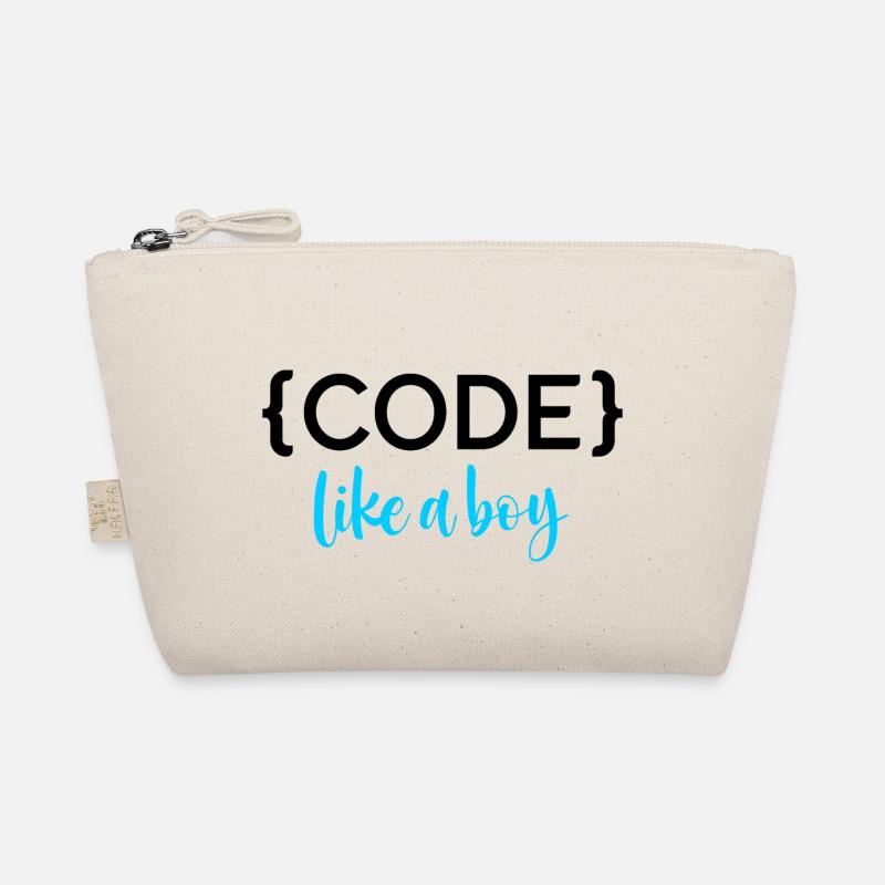 Code Like A Boy Programming Coder Computer Geek Pc Bio-Täschchen