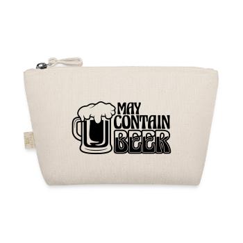 Saying May Contain Beer - Organic Pouch - nature - Front