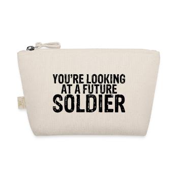 You're Looking At A Future Soldier - Organic Pouch - nature - Front